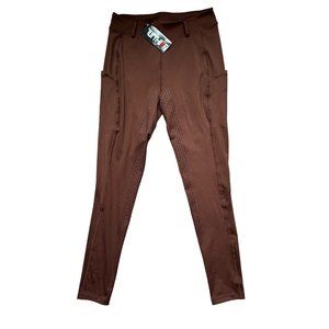Turnhier Sports New Womens Chocolate Brown Riding Pants Size Large NWT